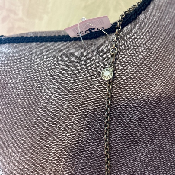 J.Crew Statement necklace Colorful beads and rhinestones Antique gold Extender - Picture 4 of 7